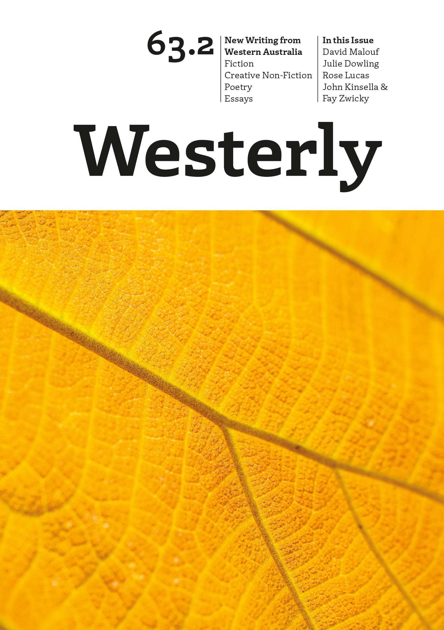 ABR/Westerly Magazine - $136